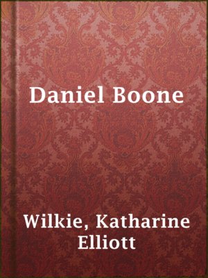 cover image of Daniel Boone